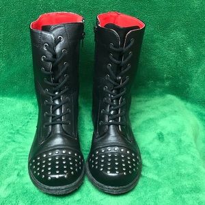 Fashion combat boot NWOT